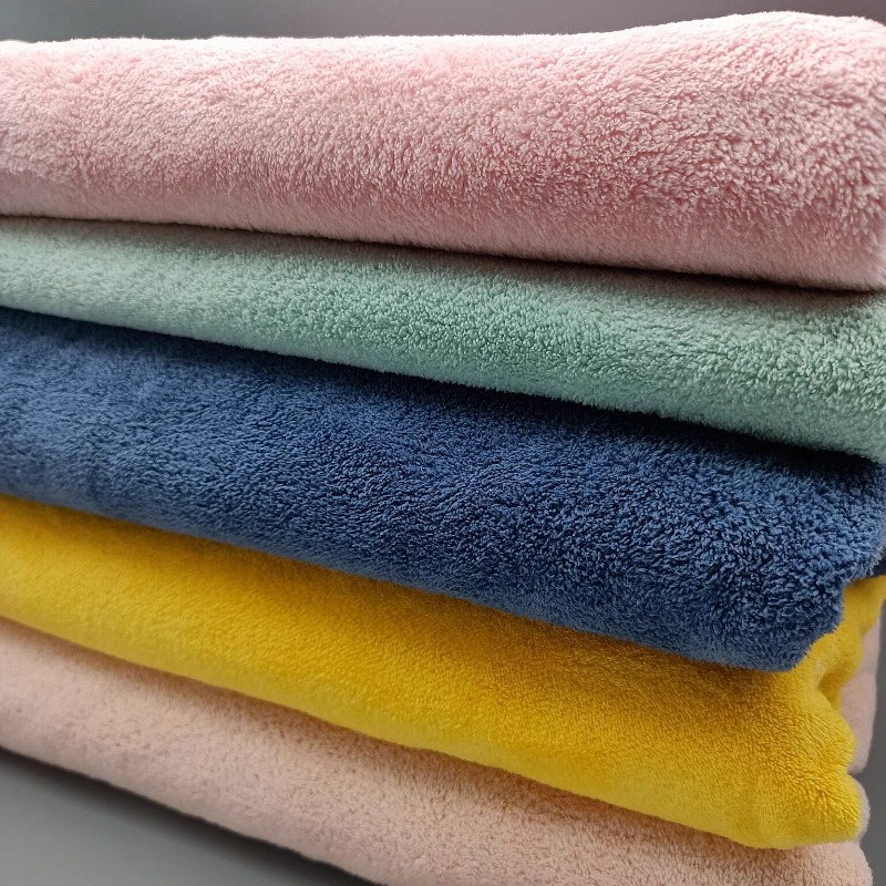 Home Textiles Towel - Tela absorbente de forro polar coral
