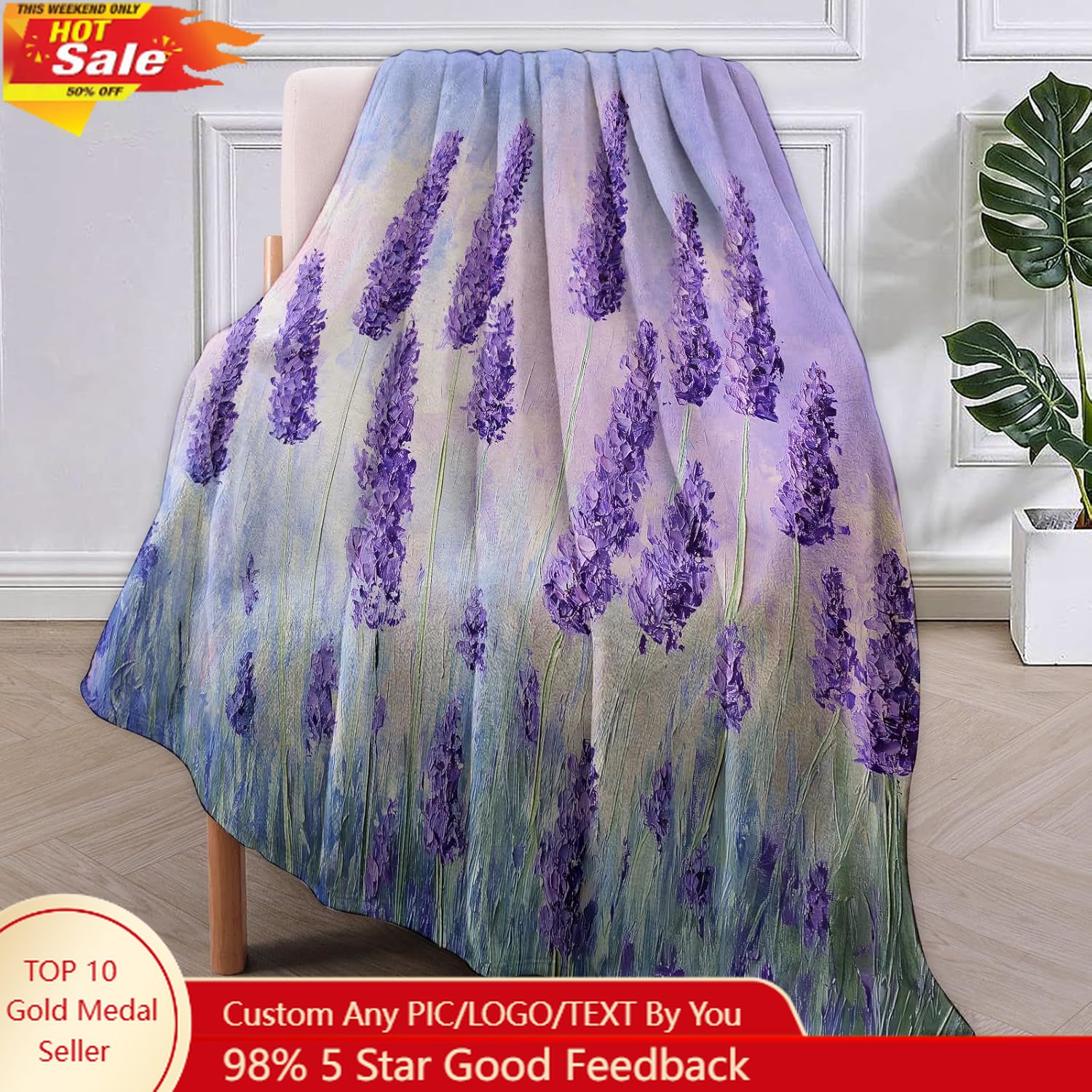 Home Textiles Towel - Manta de franela Camper, regalos de