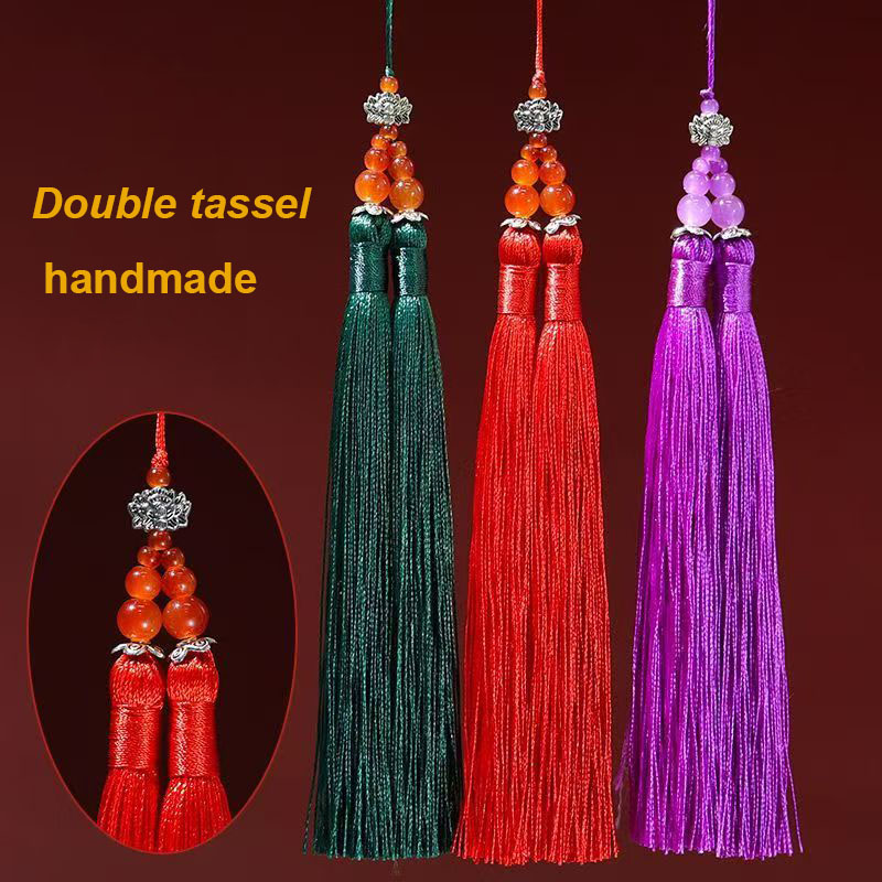 Home Textiles Suppliers In Usa - 1/2 Piezas 15cm Borla Doble de