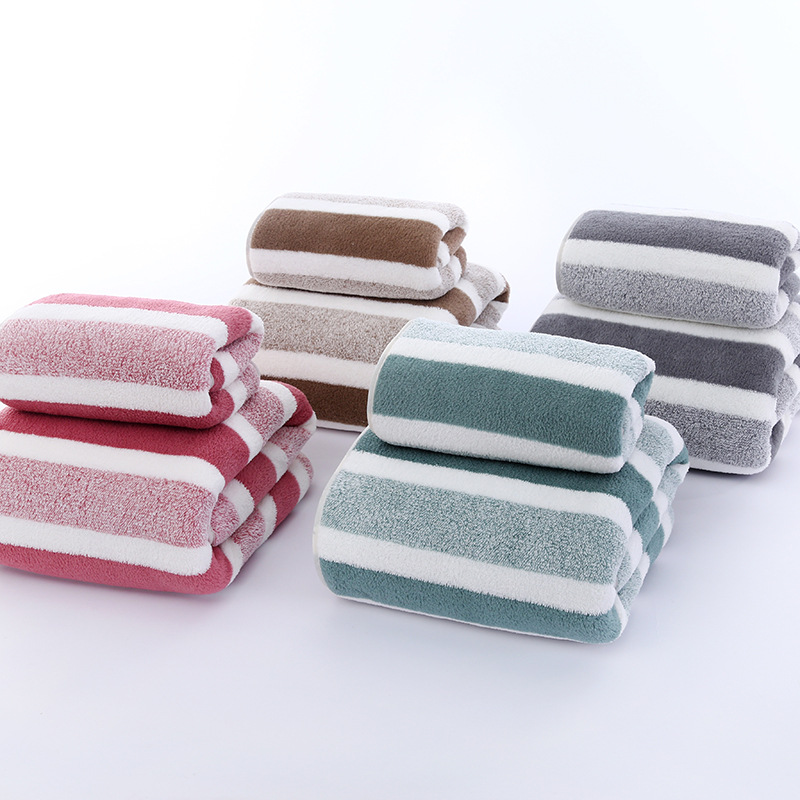 Home Textiles Towel Set - Paquete de 2 toallas con gran