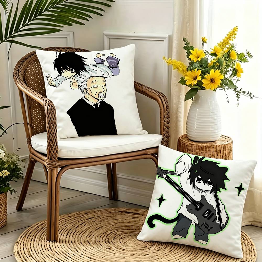 Home Textiles Notes - Funda de almohada con estampado de
