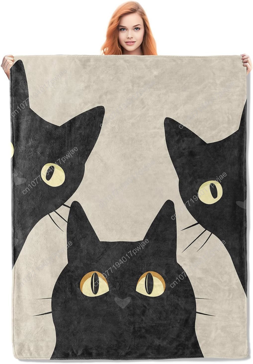 Home Textiles Towel - Manta de gato divertida, regalos para