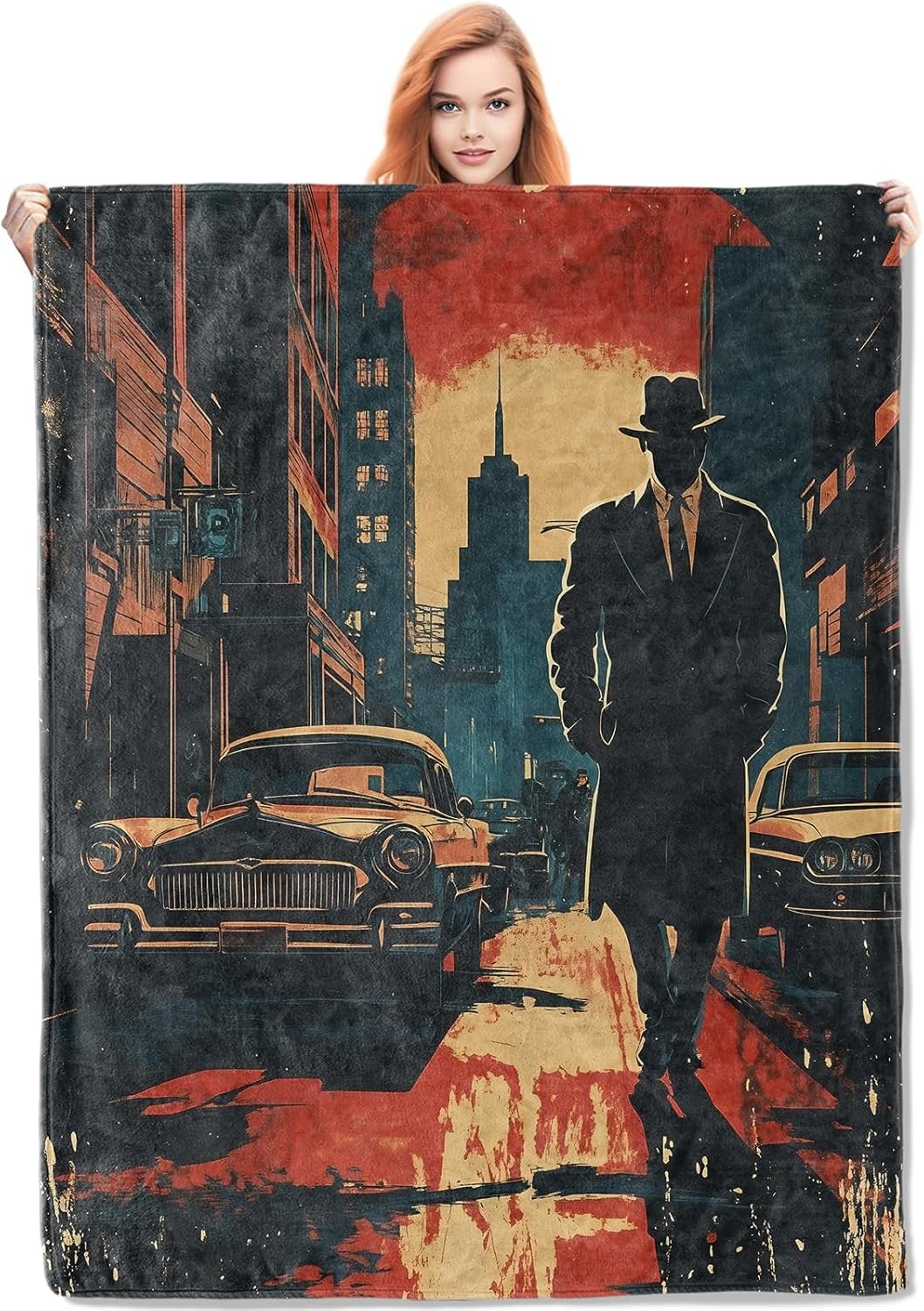 Home Textiles Towel - Manta de Detective Noir, regalos para