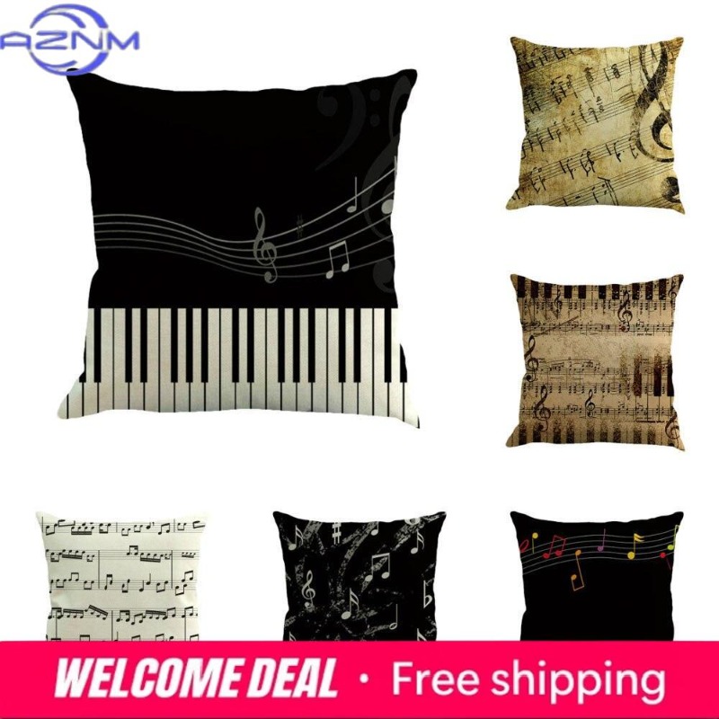 Home Textiles Notes - Fundas de cojín con estampado de