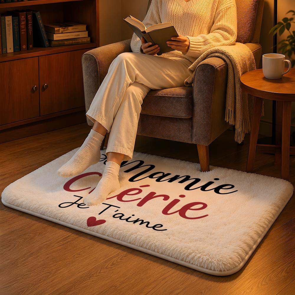 Home Textiles Notes - Mamie Love Notes Alfombra suave de