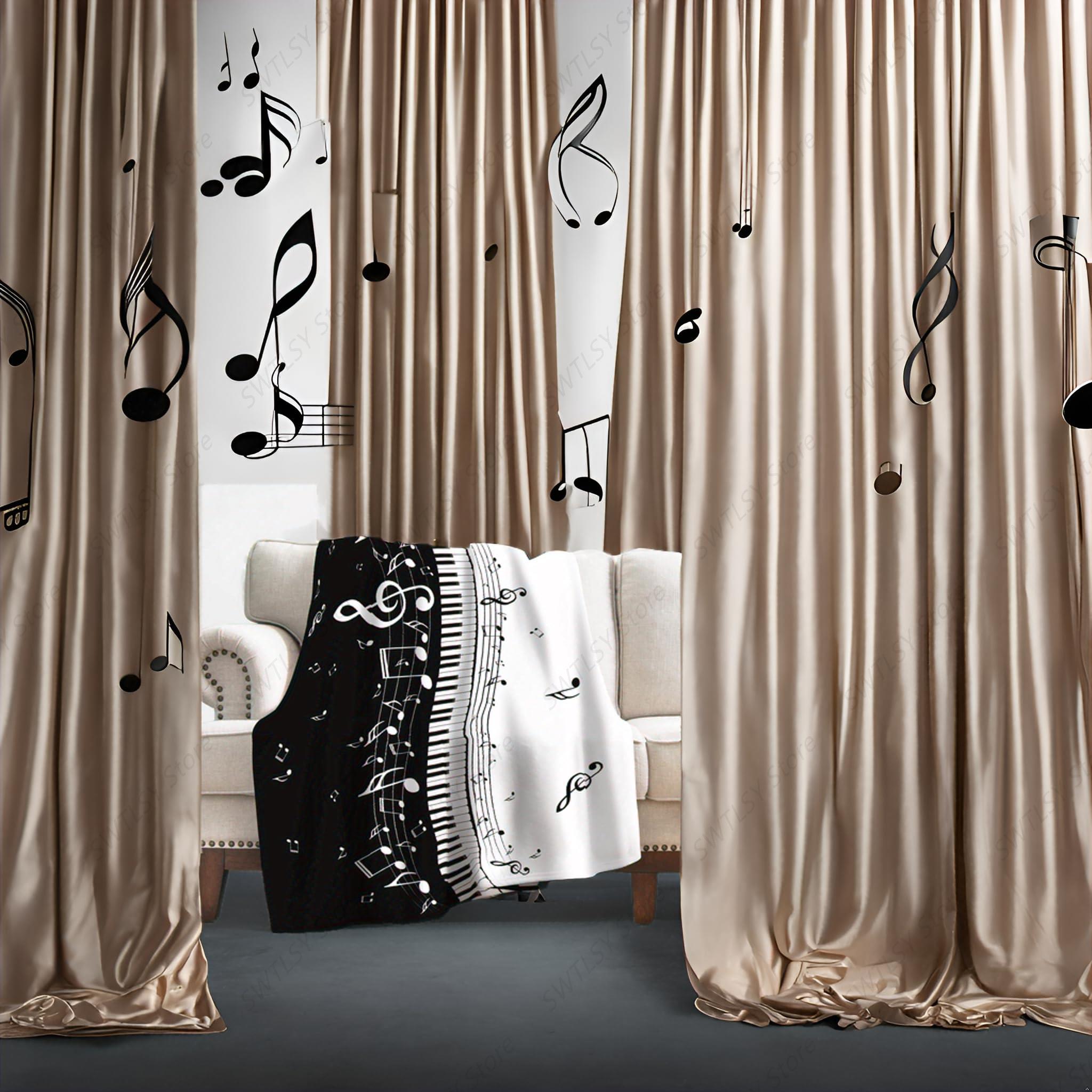 Manta musical, regalos para mu - Home Textiles Notes reseña y precio