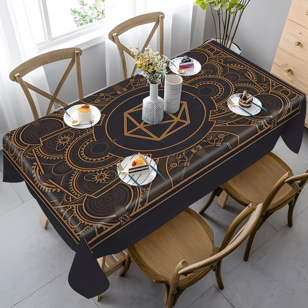Mantel con diseño de engranaje - Home Textiles & Furnishings reseña y precio
