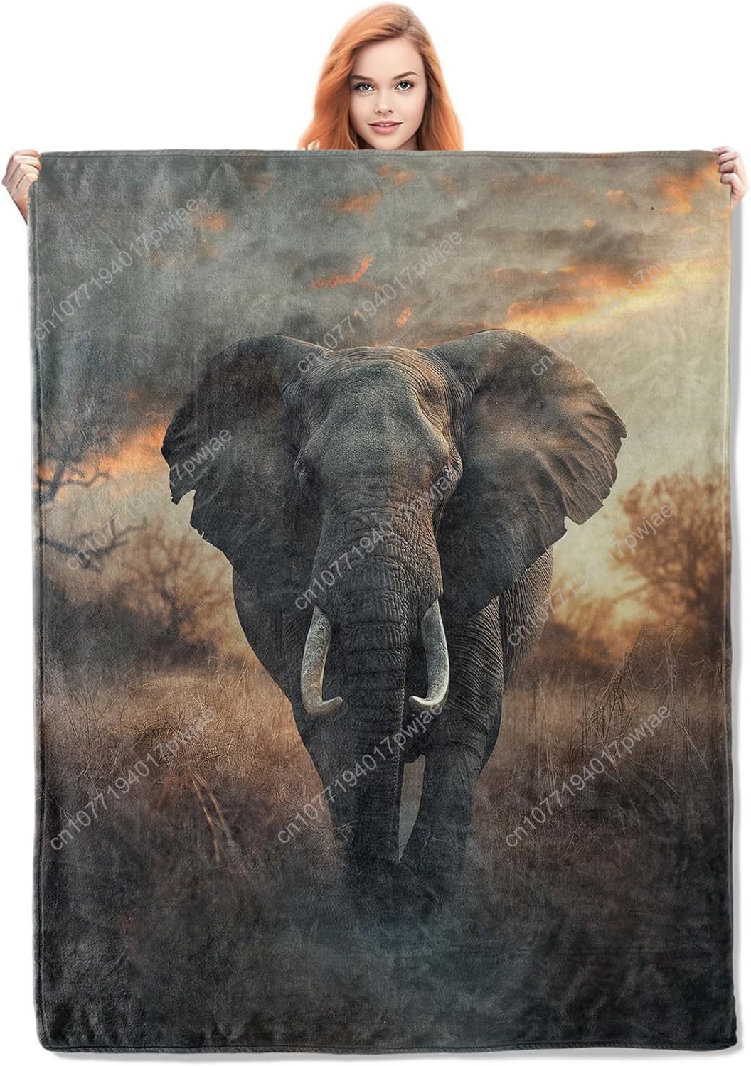 Manta polar de elefante, escen - Home Textiles Towel reseña y precio
