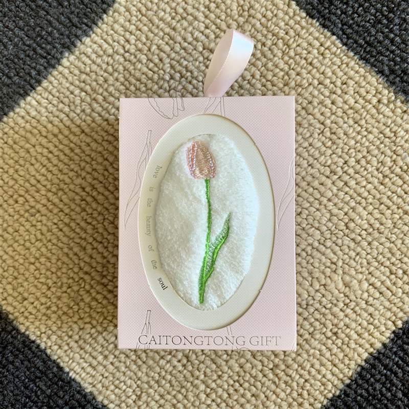 Toalla de Mano Bordada con Tul - Home Textiles Towel Set reseña y precio